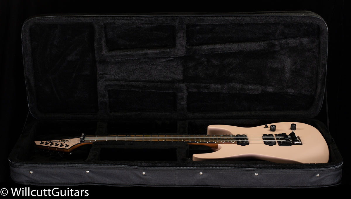 Jackson American Series Virtuoso Streaked Ebony Fingerboard Satin Shell Pink (762)