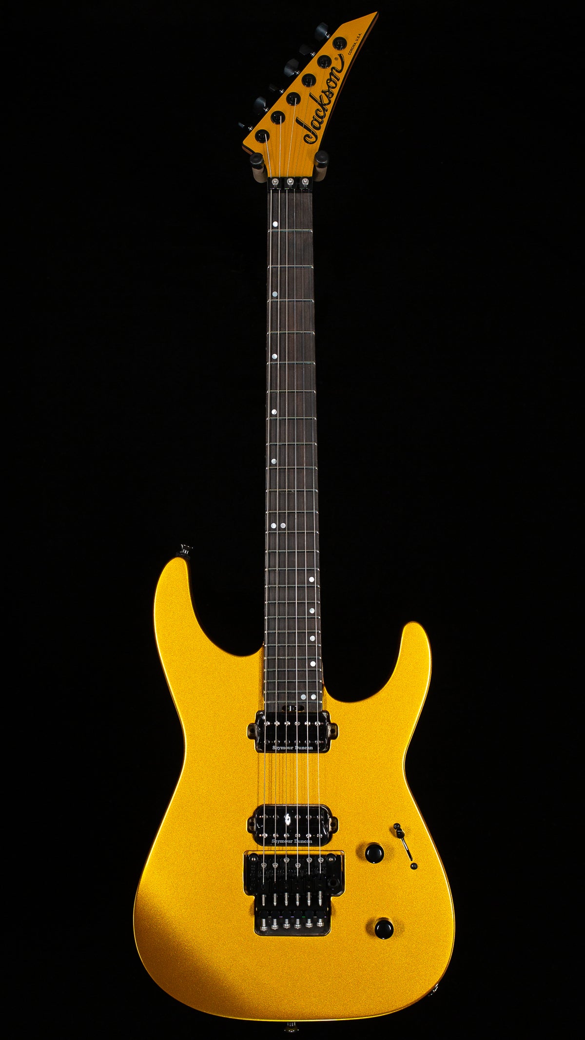 Jackson American Series Limited Edition Virtuoso Streaked Ebony Fingerboard Gold Rush (568)