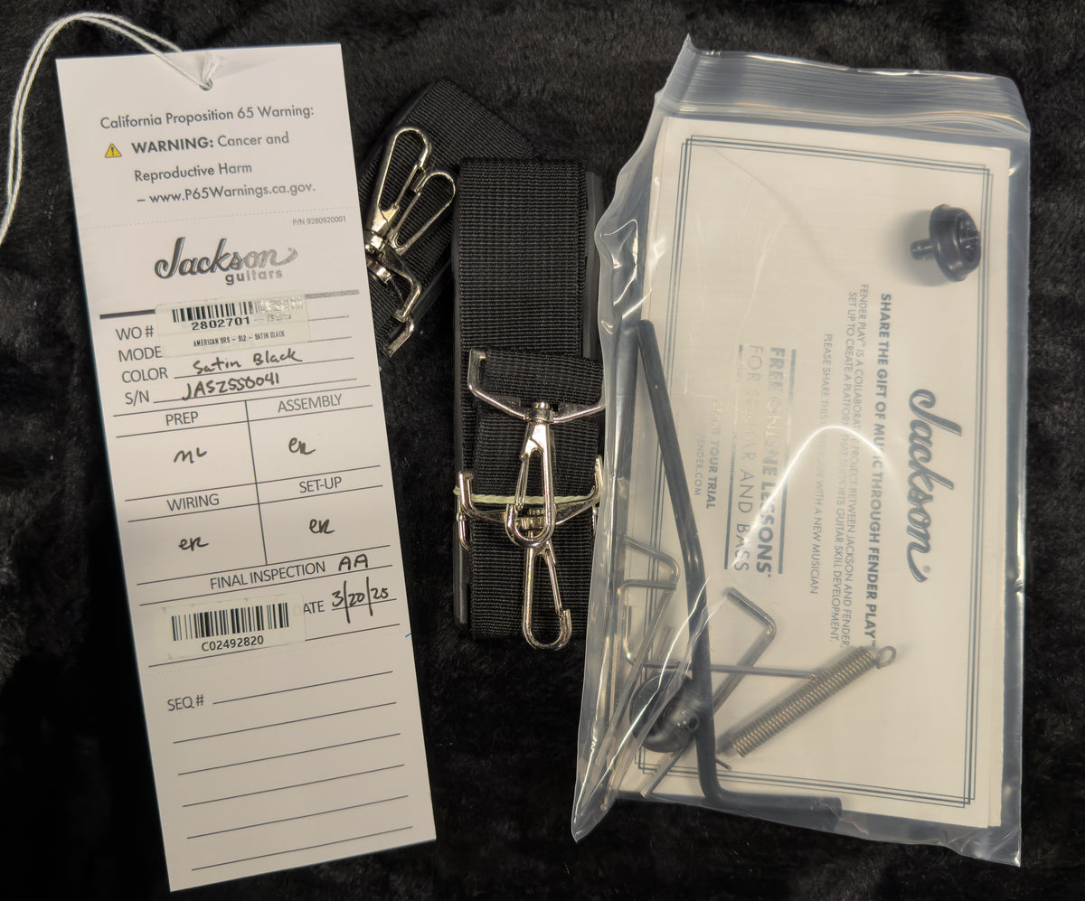 Jackson American Series Soloist SL2 DX Ebony Fingerboard Satin Black (041)