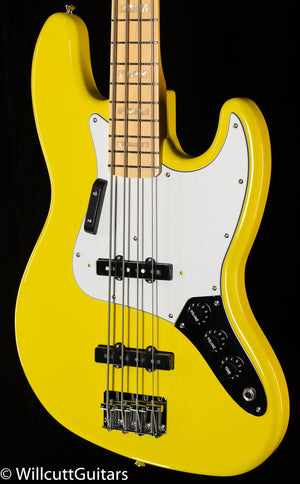 Fender Made in Japan Limited International Color Jazz Bass Maple Fingerboard Monaco Yellow (037)