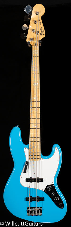 Fender Made in Japan Limited International Color Jazz Bass Maple Fingerboard Maui Blue (520)