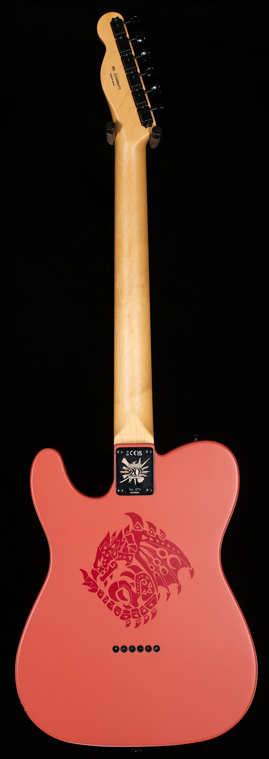 Fender Monster Hunter Rathalos Telecaster Rosewood Fingerboard Rathalos Red (372)