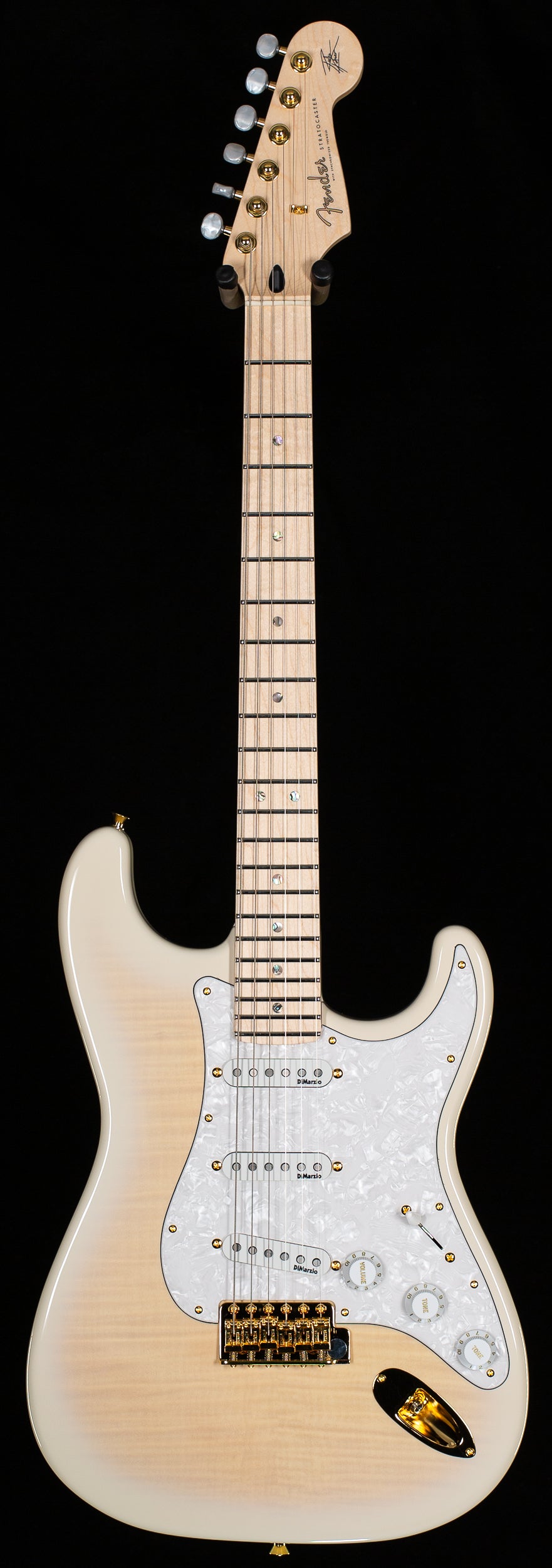 Fender Richie Kotzen Stratocaster Maple Fingerboard Transparent White Burst (349)