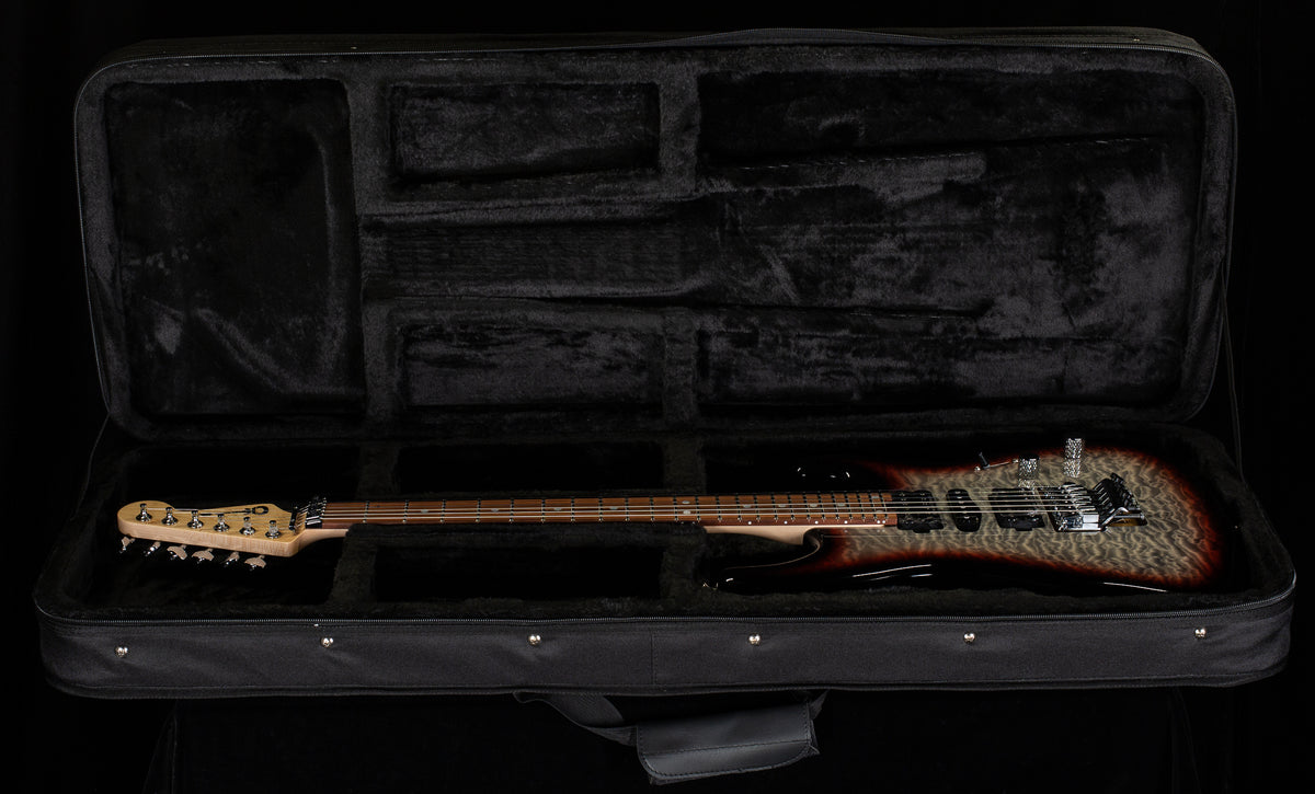 Charvel MJ San Dimas Style 1 HSH FR PF QM Midnight Glow (294)