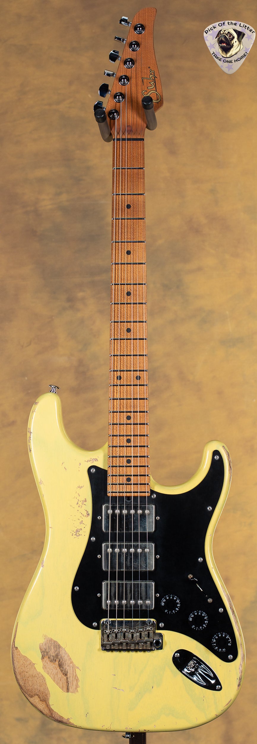 2019 Suhr Classic S Antique Triple Thornbucker Transparent Blonde