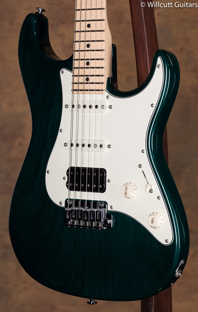 Suhr Standard Pro HSS Trans Teal - Willcutt Guitars