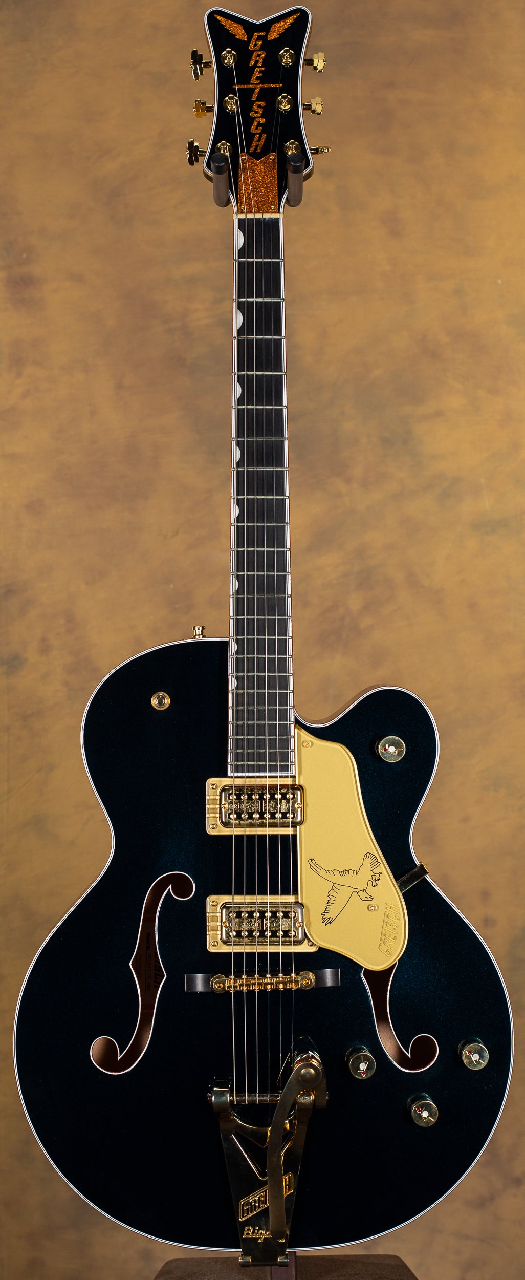 ギター Gretch G6136TG black falcon Platinum Gretsch Guitars Falcon Hollow Body with String-Thru
