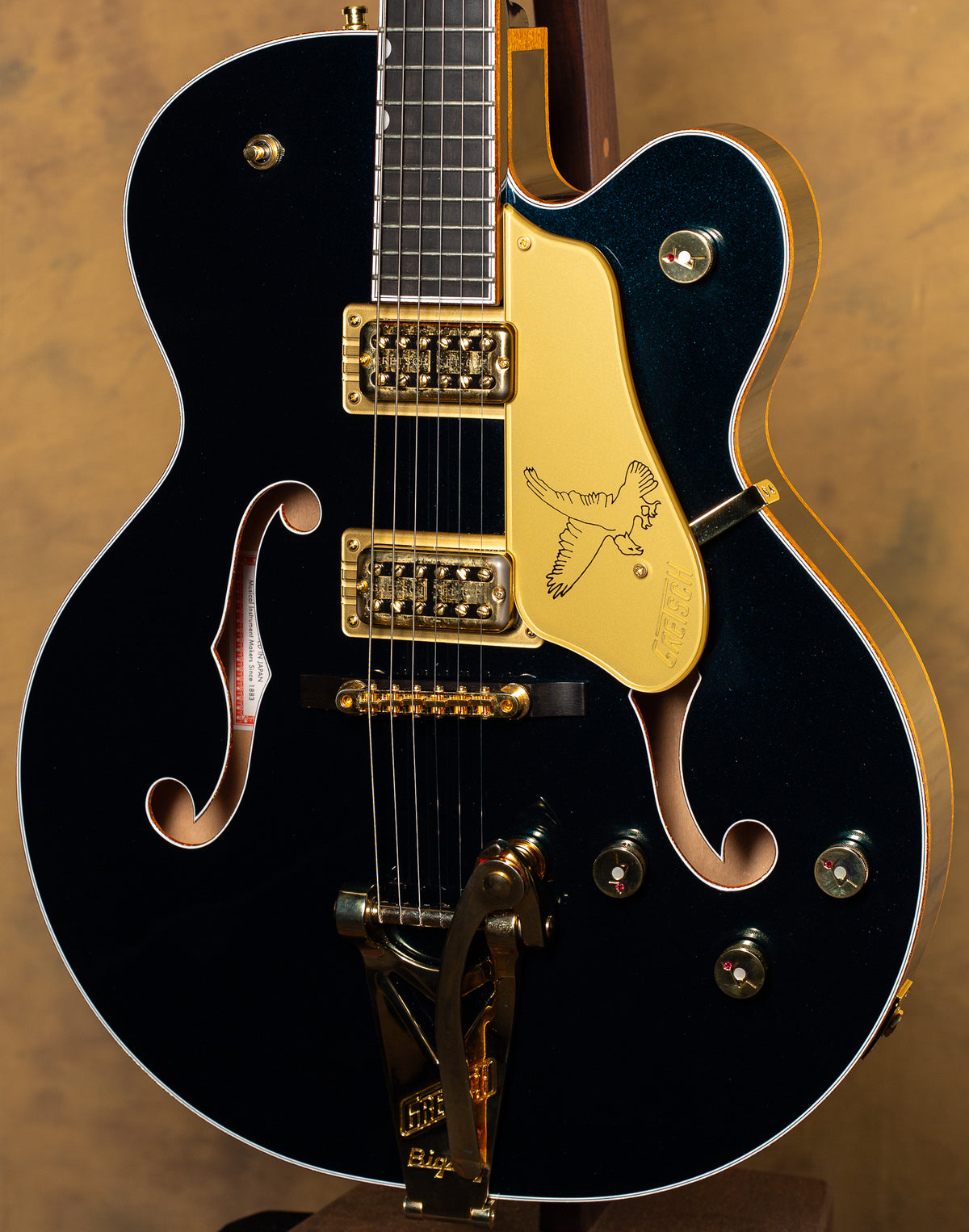 2021 Gretsch G6136TG Players Edition Falcon Hollow Body with String-Thru Bigsby Midnight Sapphire