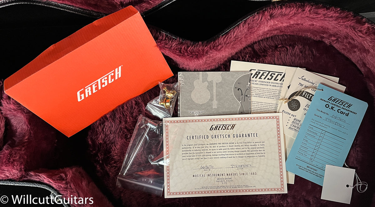 2021 Gretsch G6136TG Players Edition Falcon Hollow Body with String-Thru Bigsby Midnight Sapphire