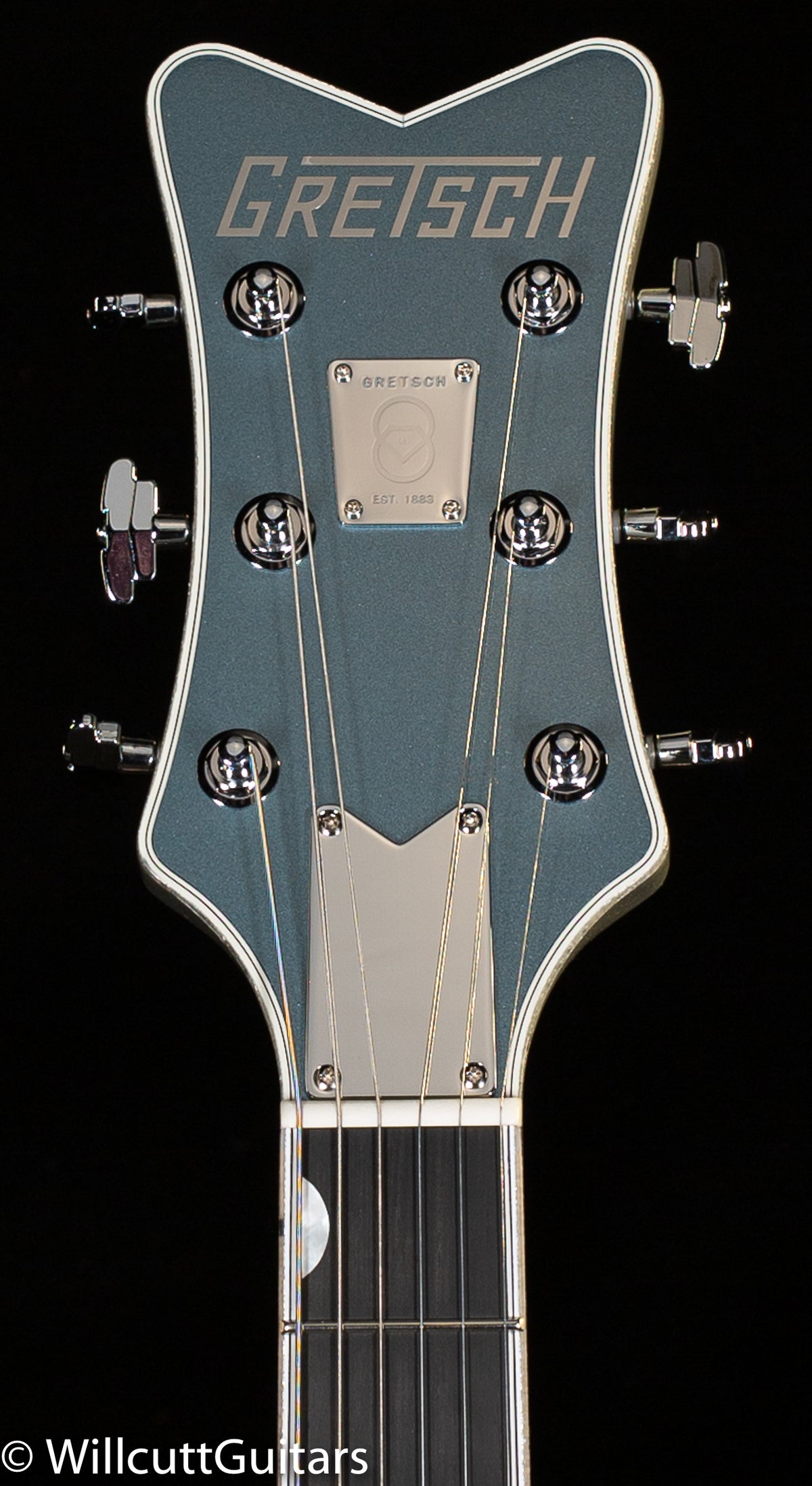 Gretsch G6134T-140 LTD 140th Double Platinum Penguin Bigsby Two-Tone Platinum (189)