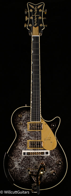 Gretsch G6134TG Limited Edition Paisley Penguin with String-Thru Bigsby Black Paisley (328)