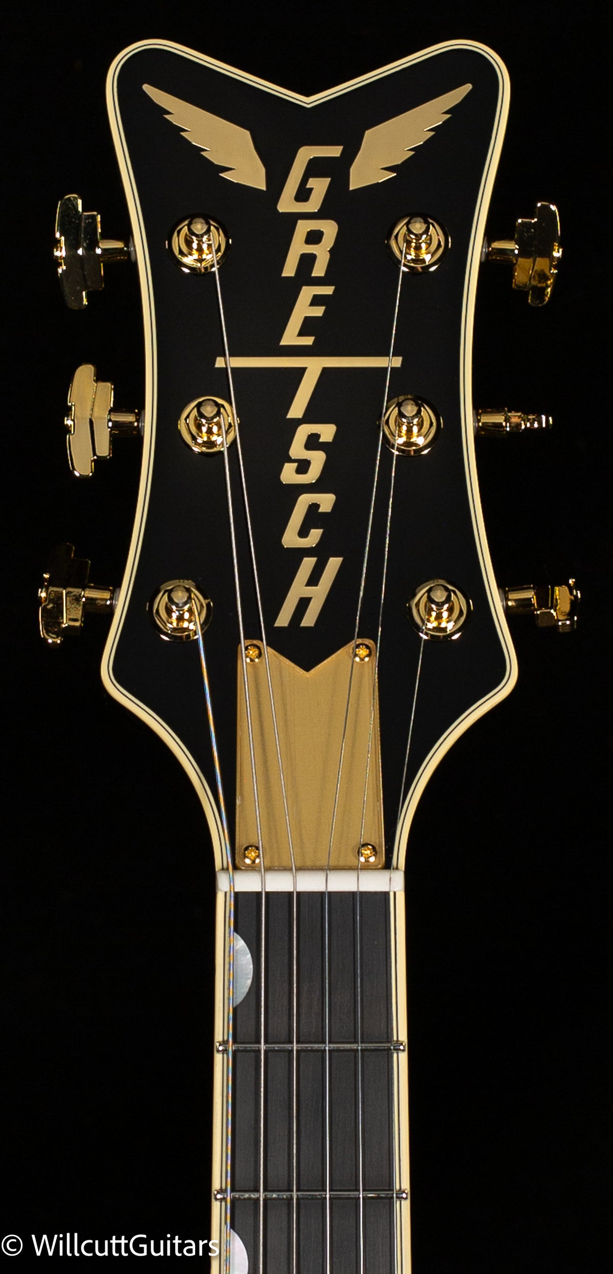 Gretsch G6134TG Limited Edition Paisley Penguin with String-Thru Bigsby Black Paisley (328)