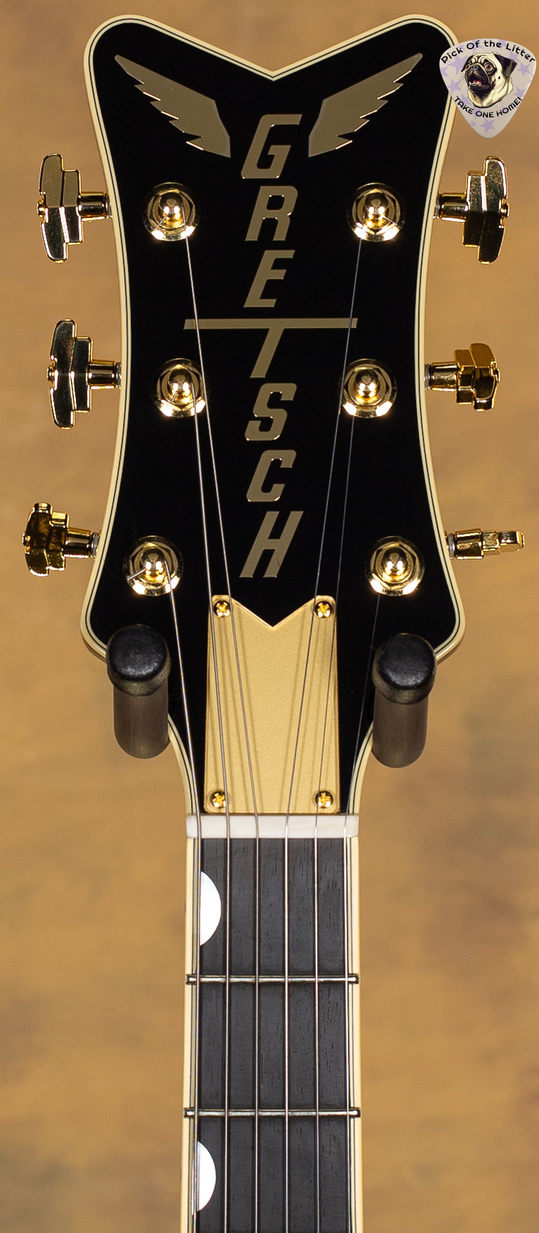 2023 Gretsch G6134TG Limited Edition Paisley Penguin with String-Thru Bigsby Black Paisley