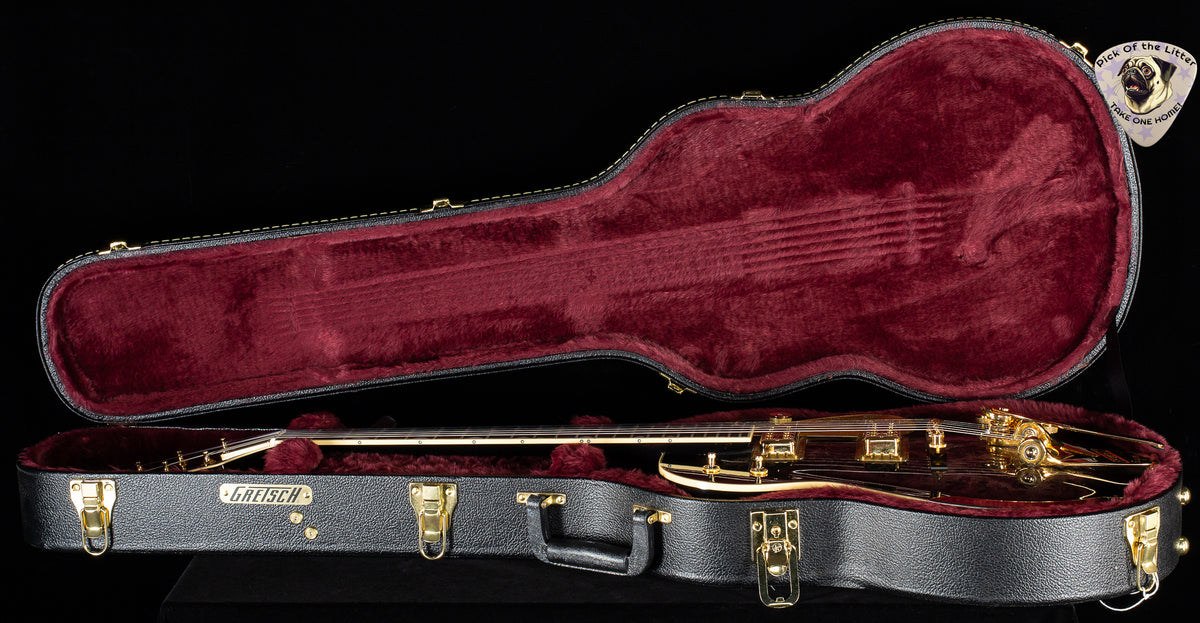 2023 Gretsch G6134TG Limited Edition Paisley Penguin with String-Thru Bigsby Black Paisley