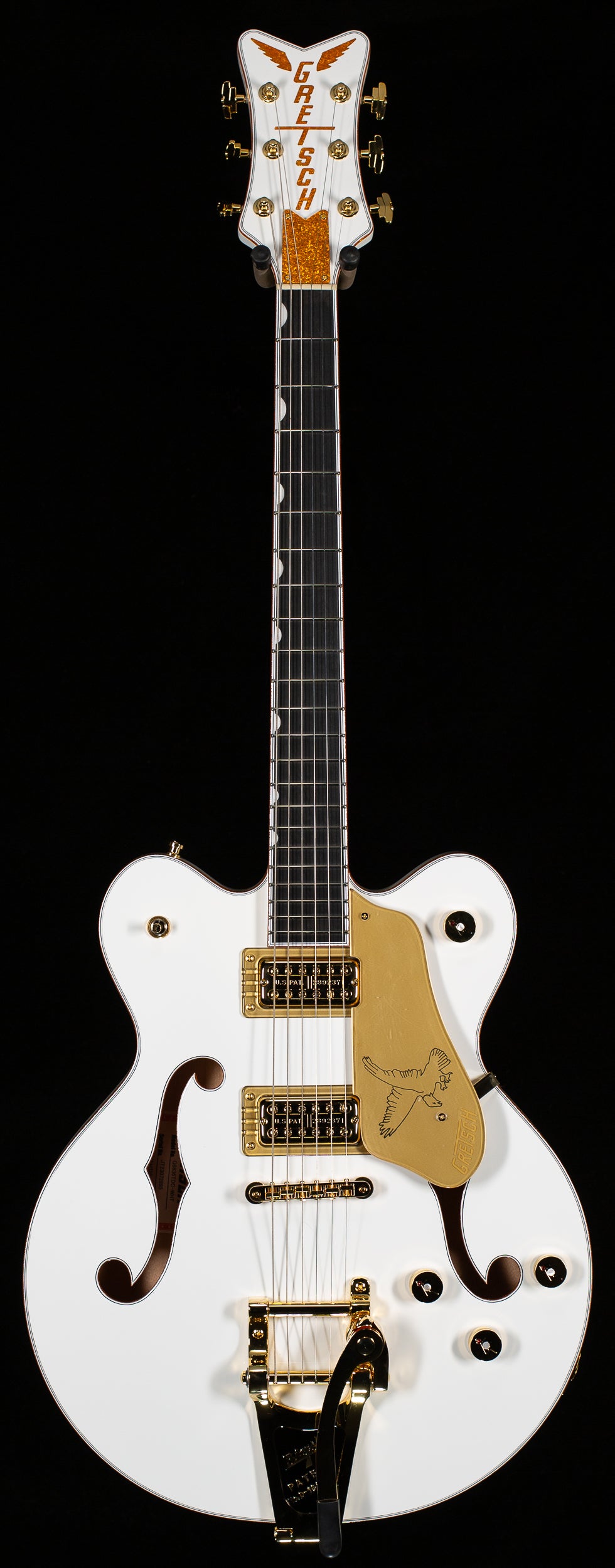 Gretsch G6636T Players Edition Falcon Center Block Double-Cut with String-Thru Bigsby Filter'Tron Pickups White (895)