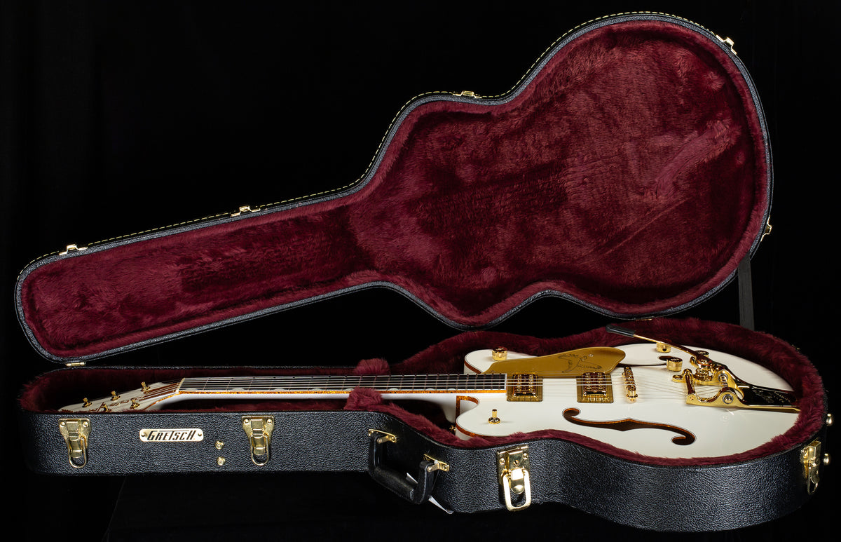Gretsch G6636T Players Edition Falcon Center Block Double-Cut with String-Thru Bigsby Filter'Tron Pickups White (895)
