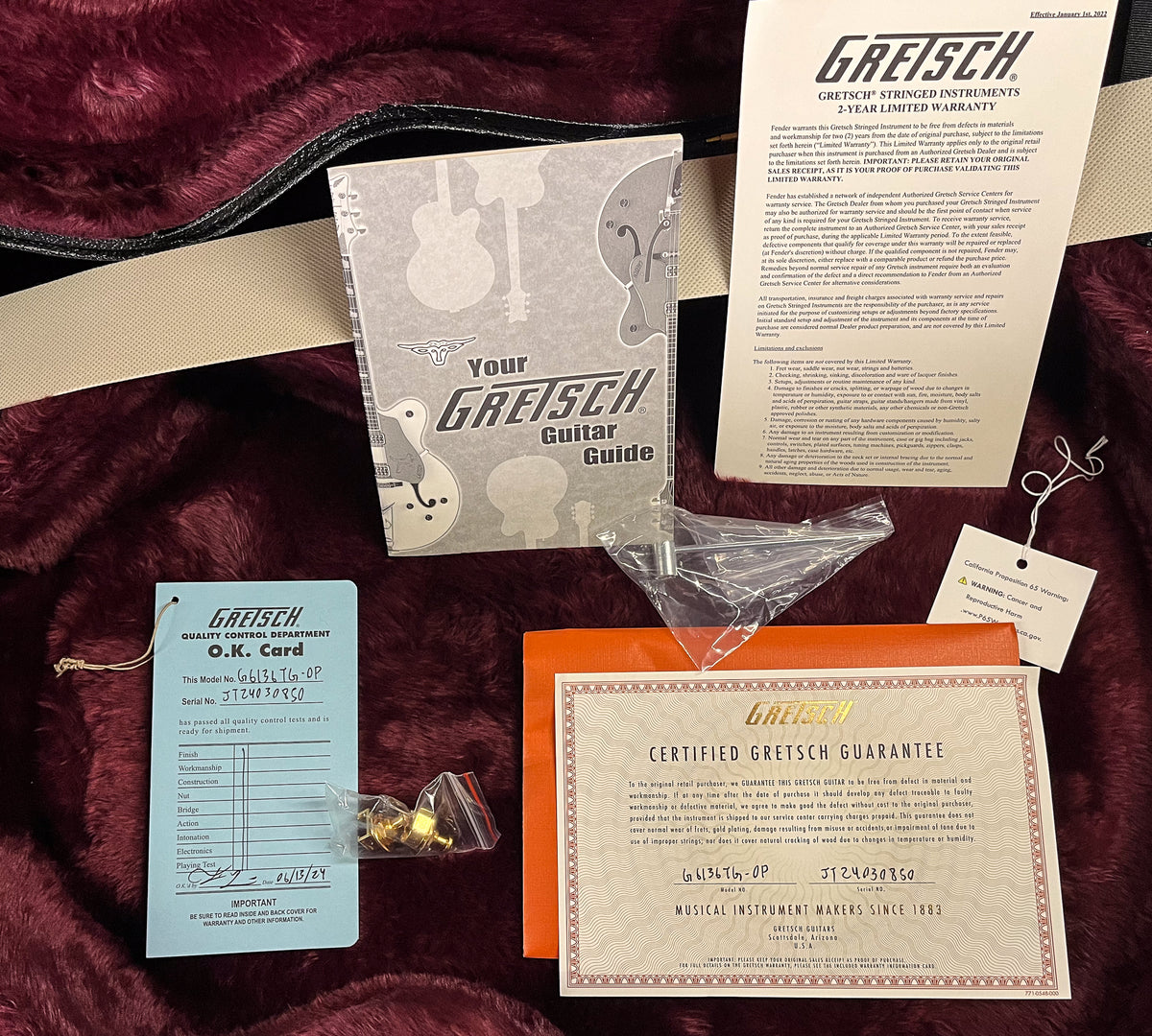 Gretsch G6136TG-OP Limited Edition Orville Peck Falcon Bigsby Oro Sparkle (850)