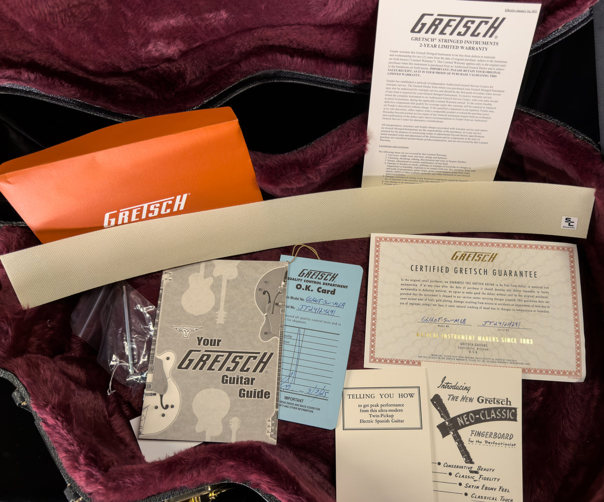 Gretsch G6120T-SW Steve Wariner Signature Nashville Gentleman with Bigsby, Ebony Fingerboard, Magic Black (291)