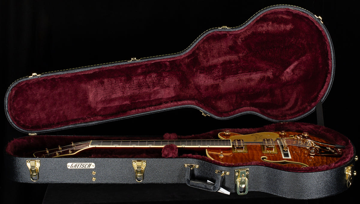 Gretsch Limited Edition Falcon Center Block Jr. with Bigsby Quilted Maple Roundup Orange (834)