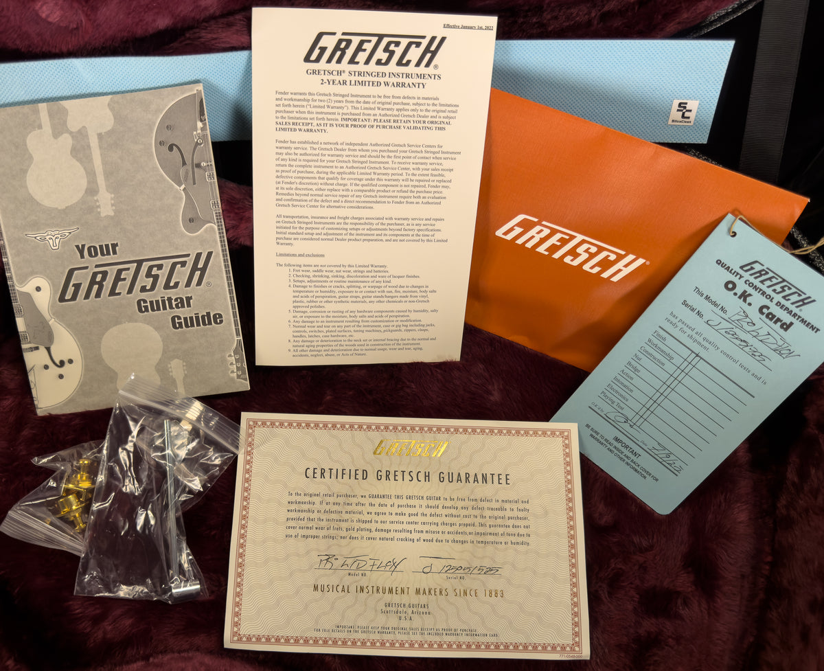 Gretsch Falcon Center Block LTD with String-Thru Bigsby Midnight Sapphire (525)