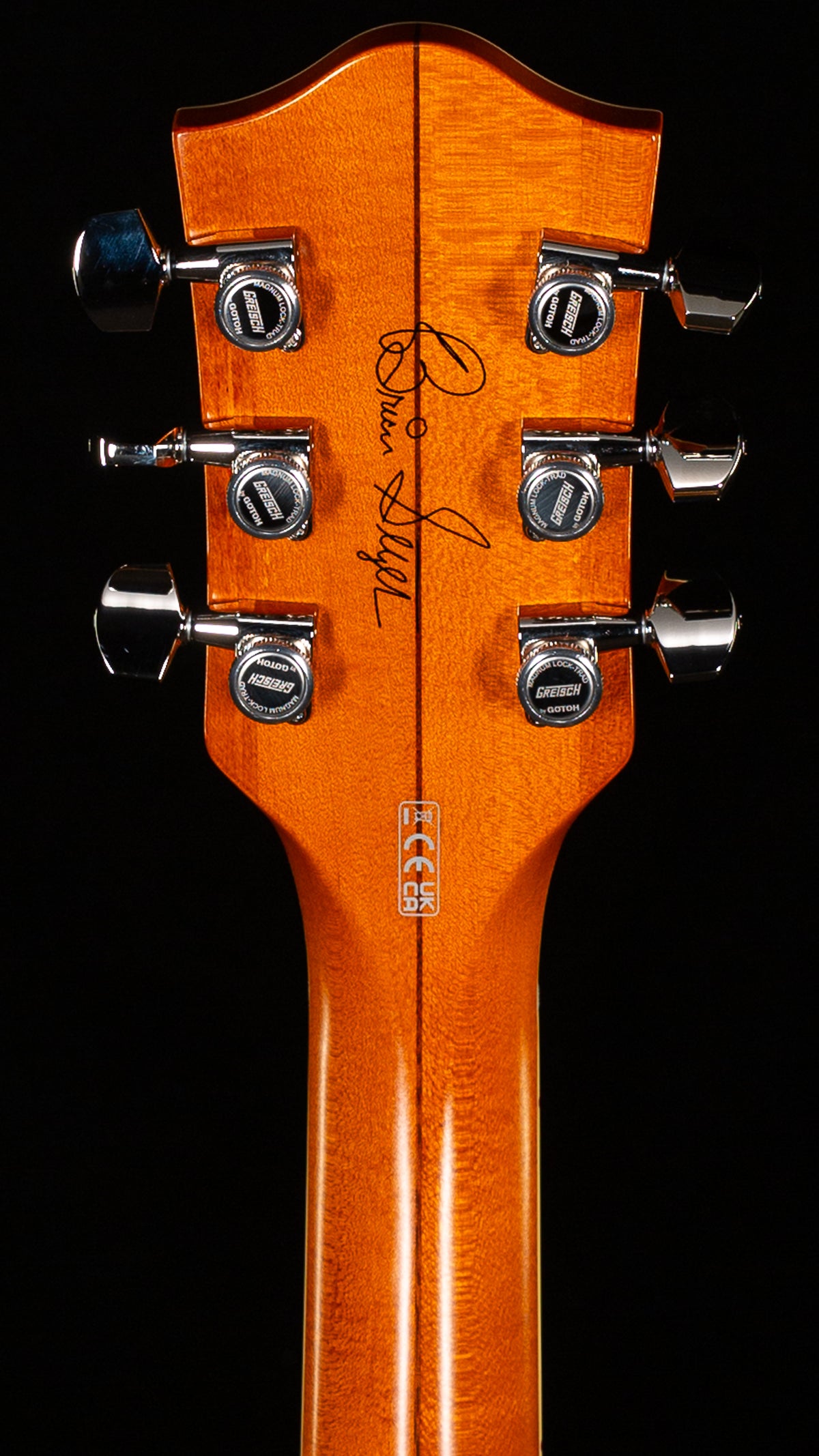 Gretsch G6120T-BSSMK Brian Setzer Signature Nashville Hollowbody '59 "Smoke" with Bigsby, Ebony Fingerboard, Smoke Orange (267)