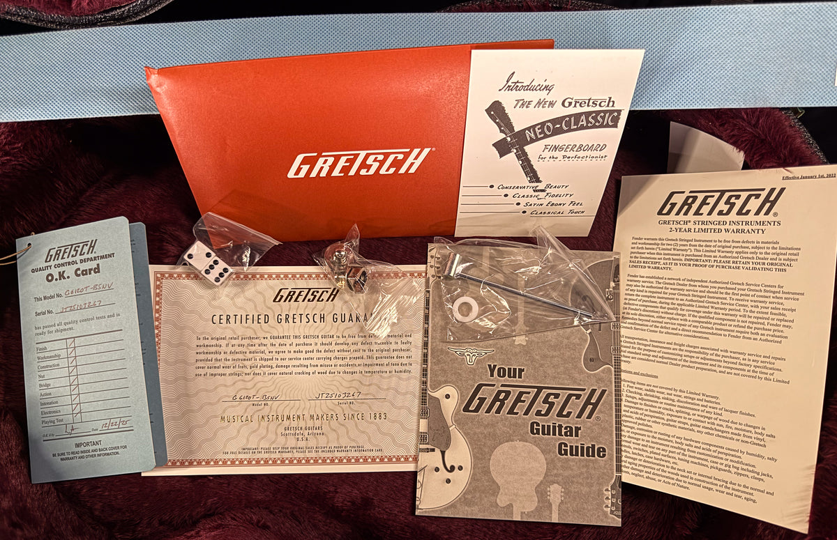 Gretsch G6120T-BSSMK Brian Setzer Signature Nashville Hollowbody '59 "Smoke" with Bigsby, Ebony Fingerboard, Smoke Orange (267)