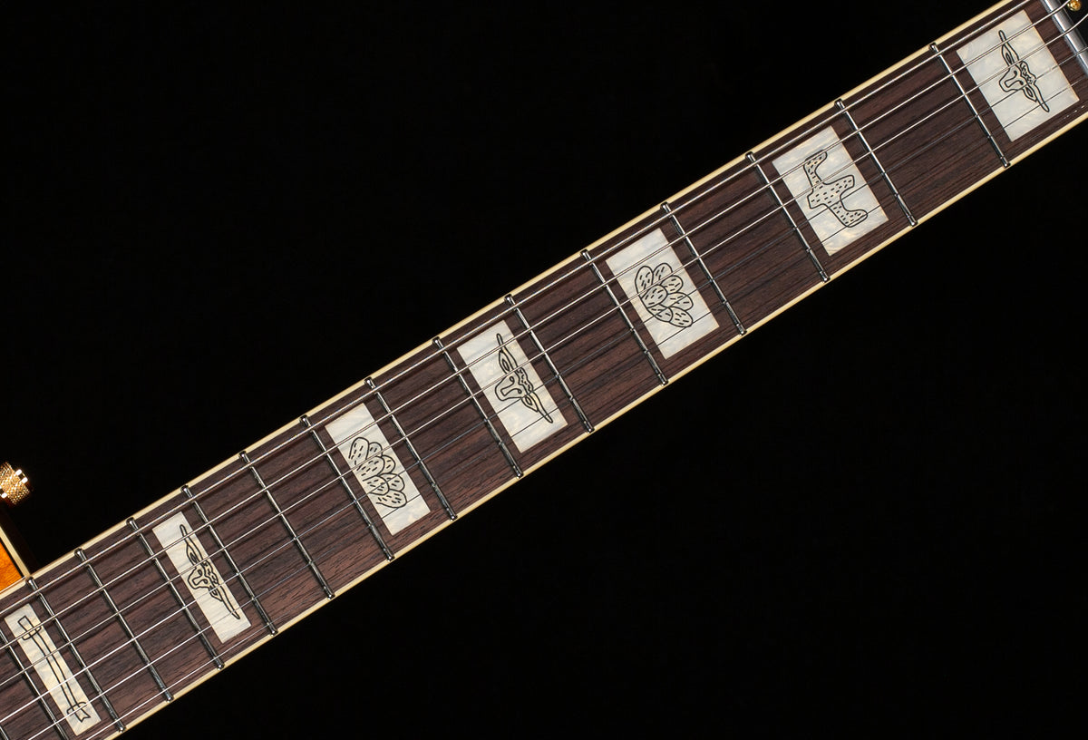 Gretsch Professional G6120T-55 Vintage Select Edition '55 Chet Atkins Hollow Body with Bigsby Vintage Orange Stain (285)