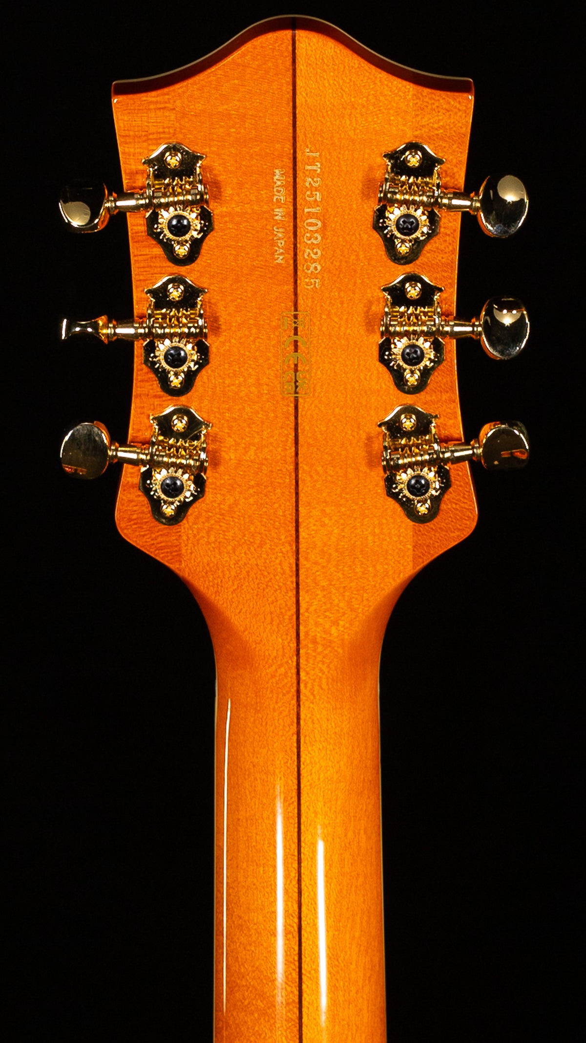 Gretsch Professional G6120T-55 Vintage Select Edition '55 Chet Atkins Hollow Body with Bigsby Vintage Orange Stain (285)