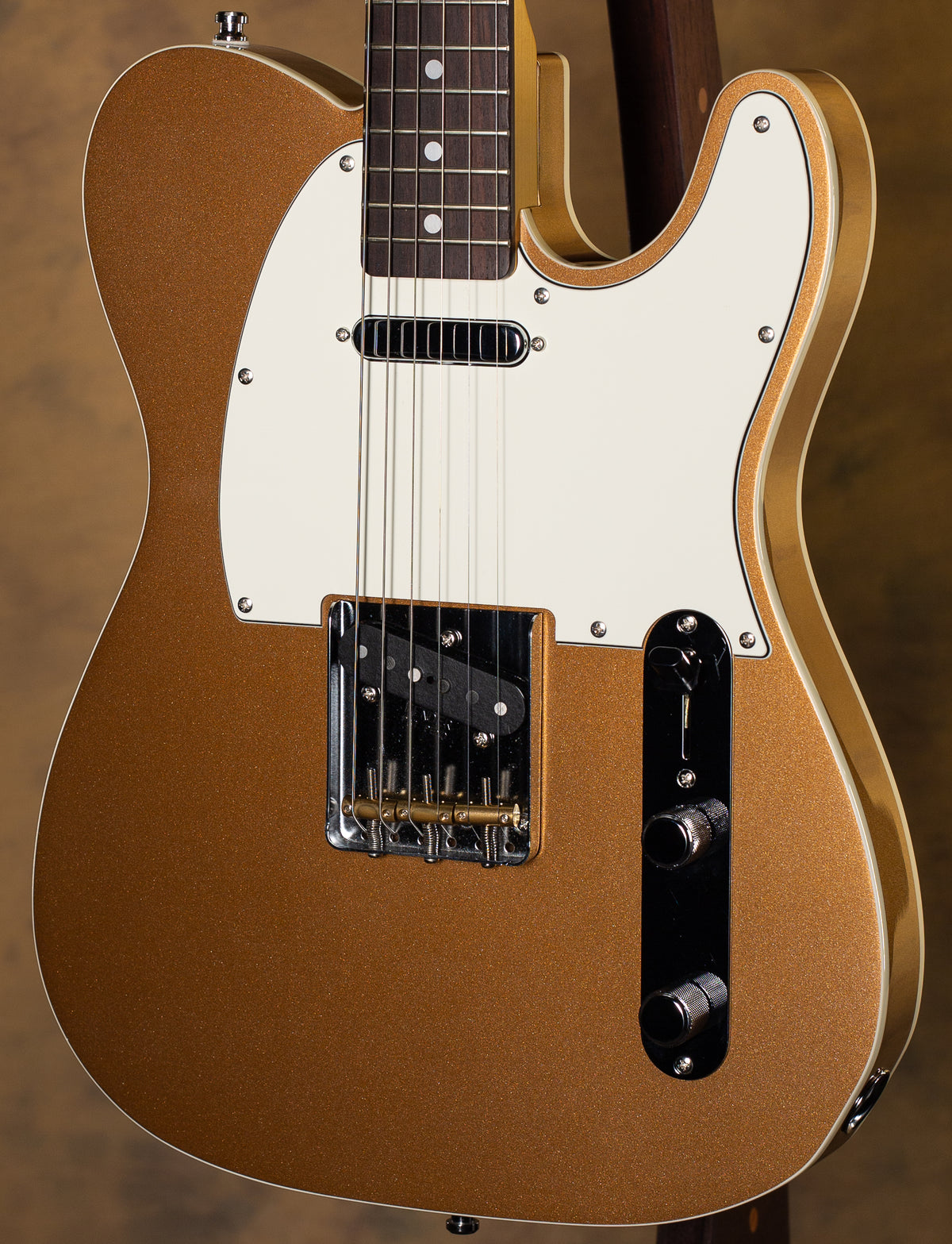 Fender JV Modified '60s Custom Telecaster Rosewood Fingerboard Firemist Gold