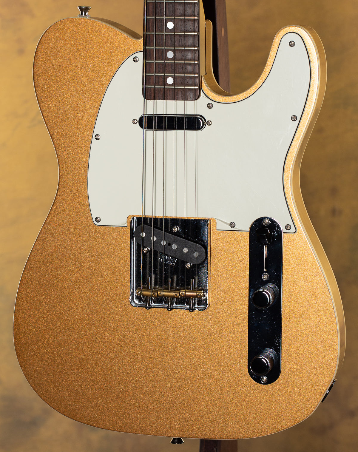2023 Fender JV Modified &#39;60s Custom Telecaster Rosewood Fingerboard Firemist Gold