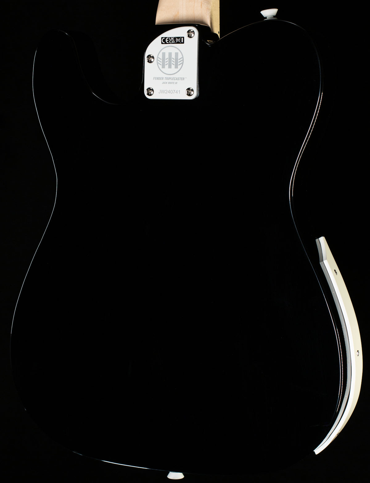 Fender Jack White Triplecaster Maple Fingerboard Black (741)