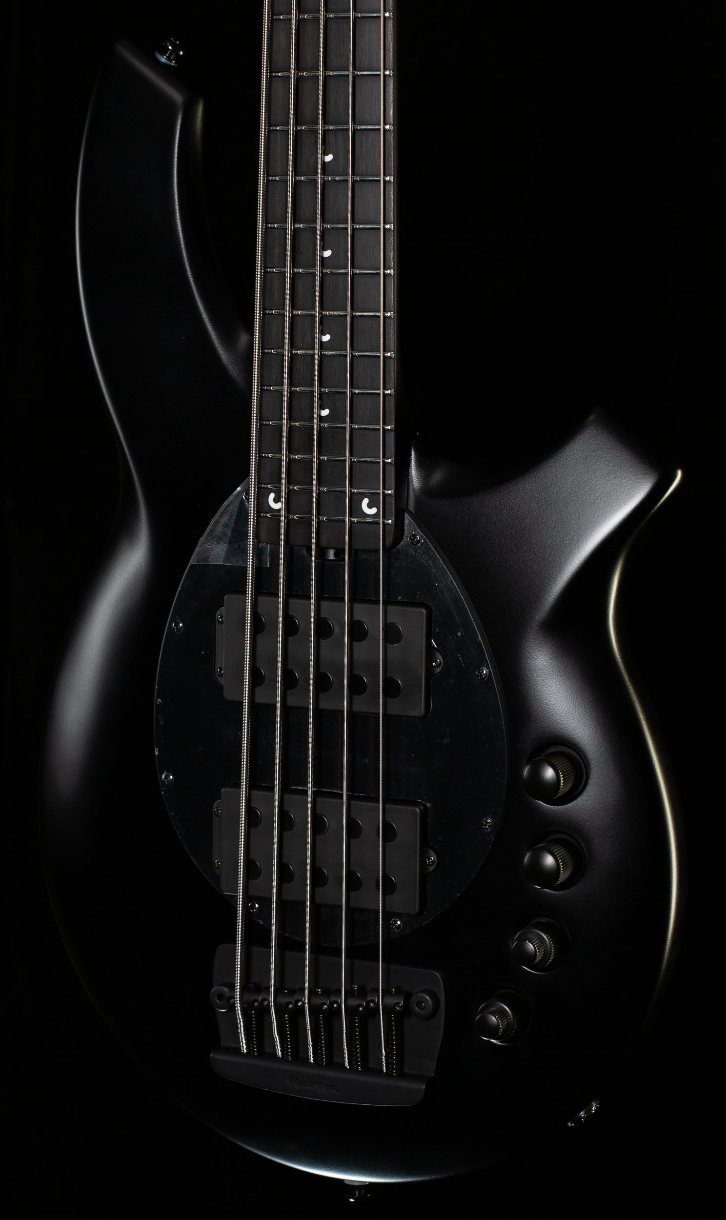 Ernie Ball Music Man Bongo 5 HH Stealth Black (260) - Willcutt Guitars