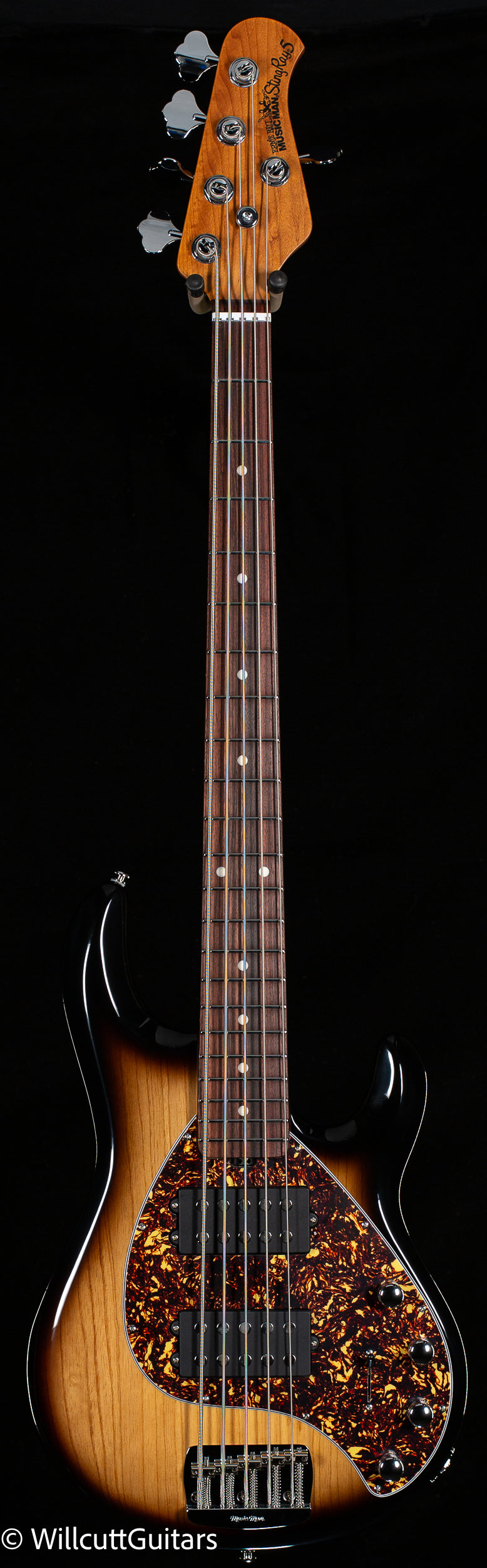 Ernie Ball Music Man StingRay Special 5 HH Burnt Ends (361) - Willcutt  Guitars