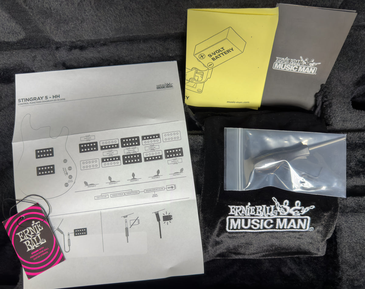 Ernie Ball Music Man StingRay Special 5 HH Pacific Blue Burst (181)