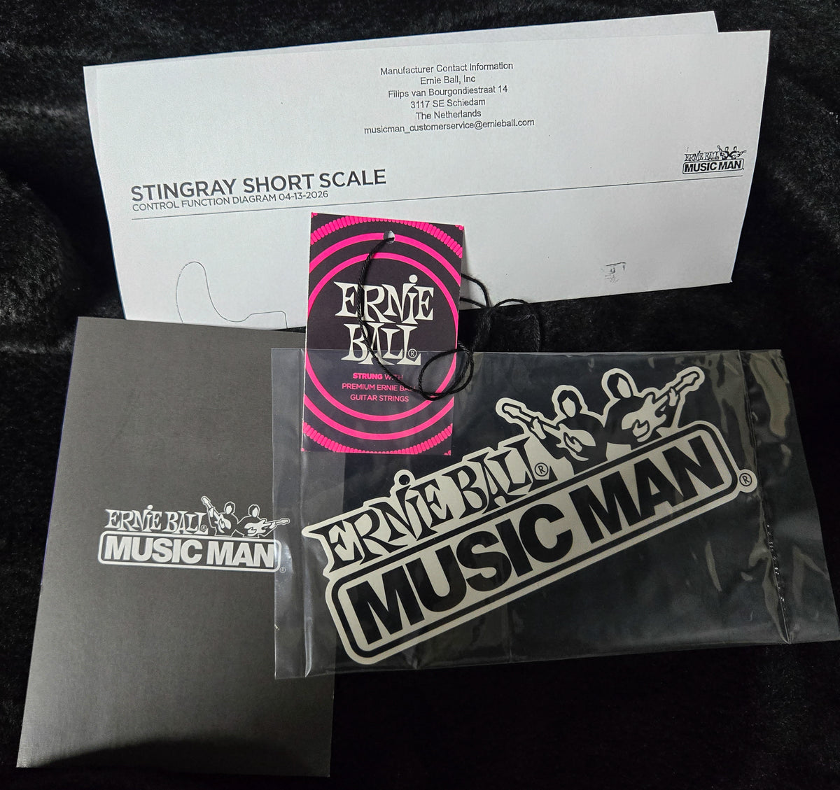 Ernie Ball Music Man Short Scale StingRay Black (332)