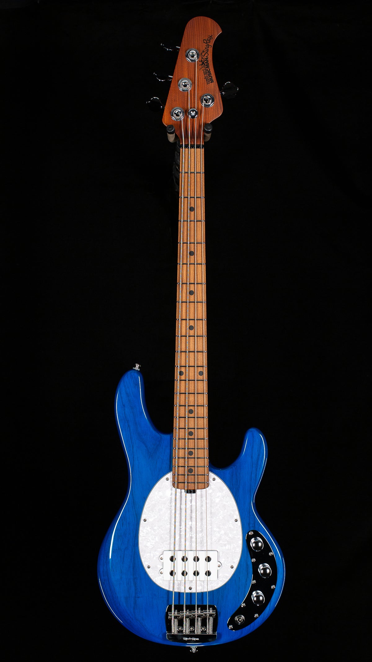 Ernie Ball Music Man StingRay Short Scale Bass Trans Blue (348)