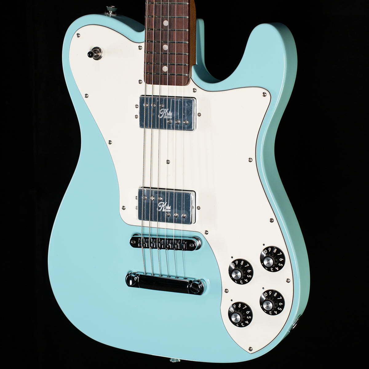 Fender Kingfish Delta Day Telecaster Deluxe Rosewood Fingerboard Daphne Blue (054)