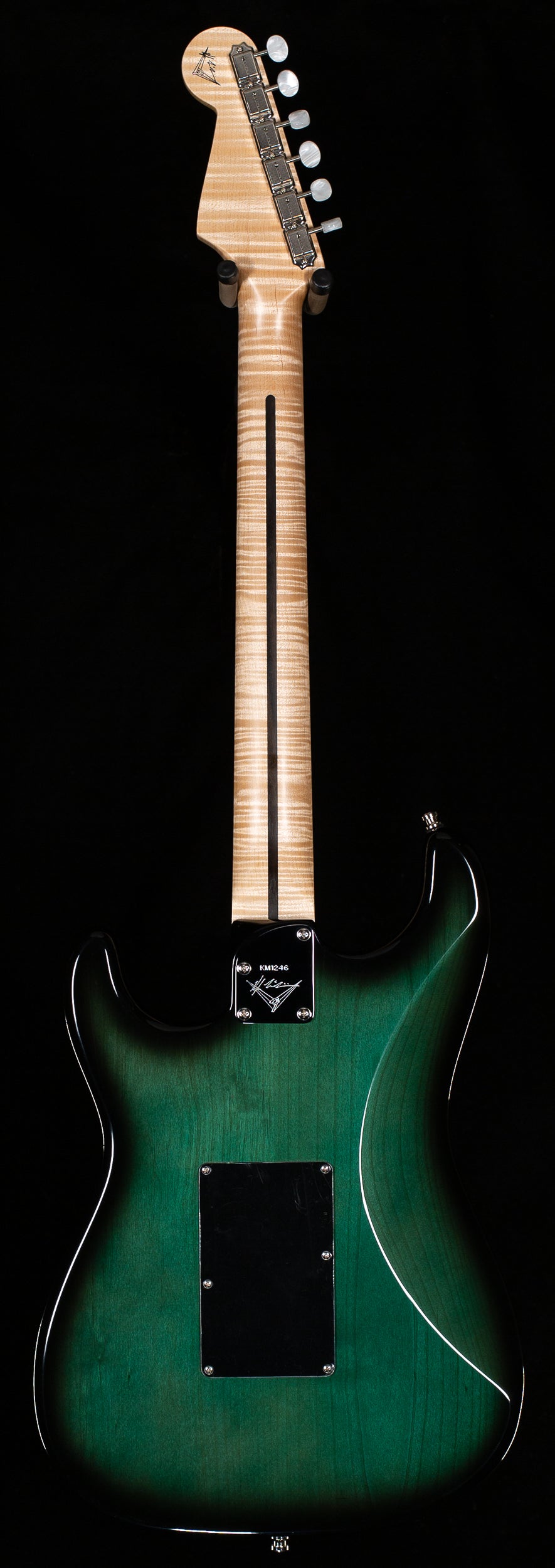 Fender Custom Shop Masterbuilt Kyle McMillin Floyd Strat NOS Emerald Green Satin AAAA Quilt Maple Top (246)