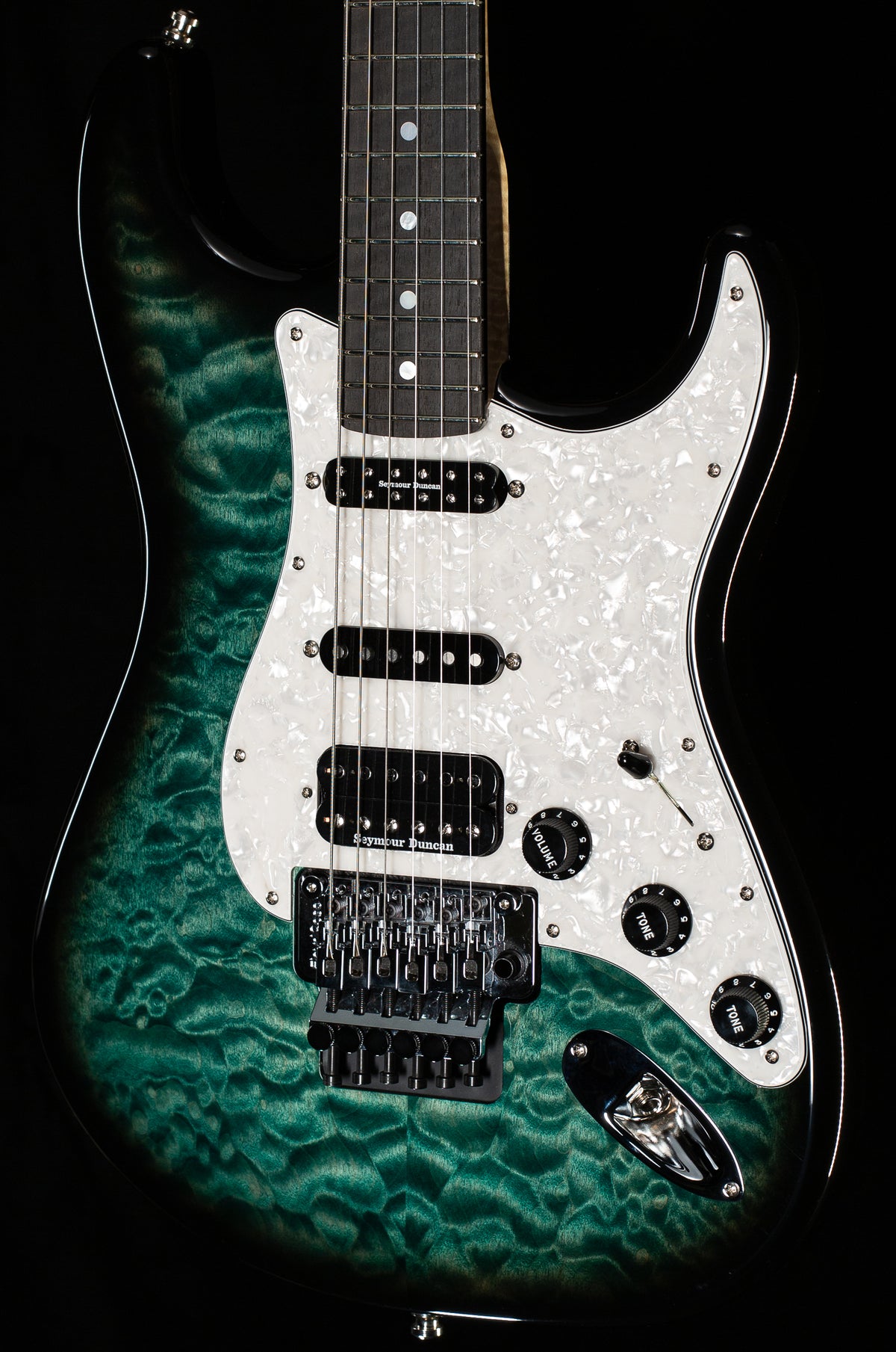 Fender Custom Shop Masterbuilt Kyle McMillin Floyd Strat NOS Emerald Green Satin AAAA Quilt Maple Top (246)