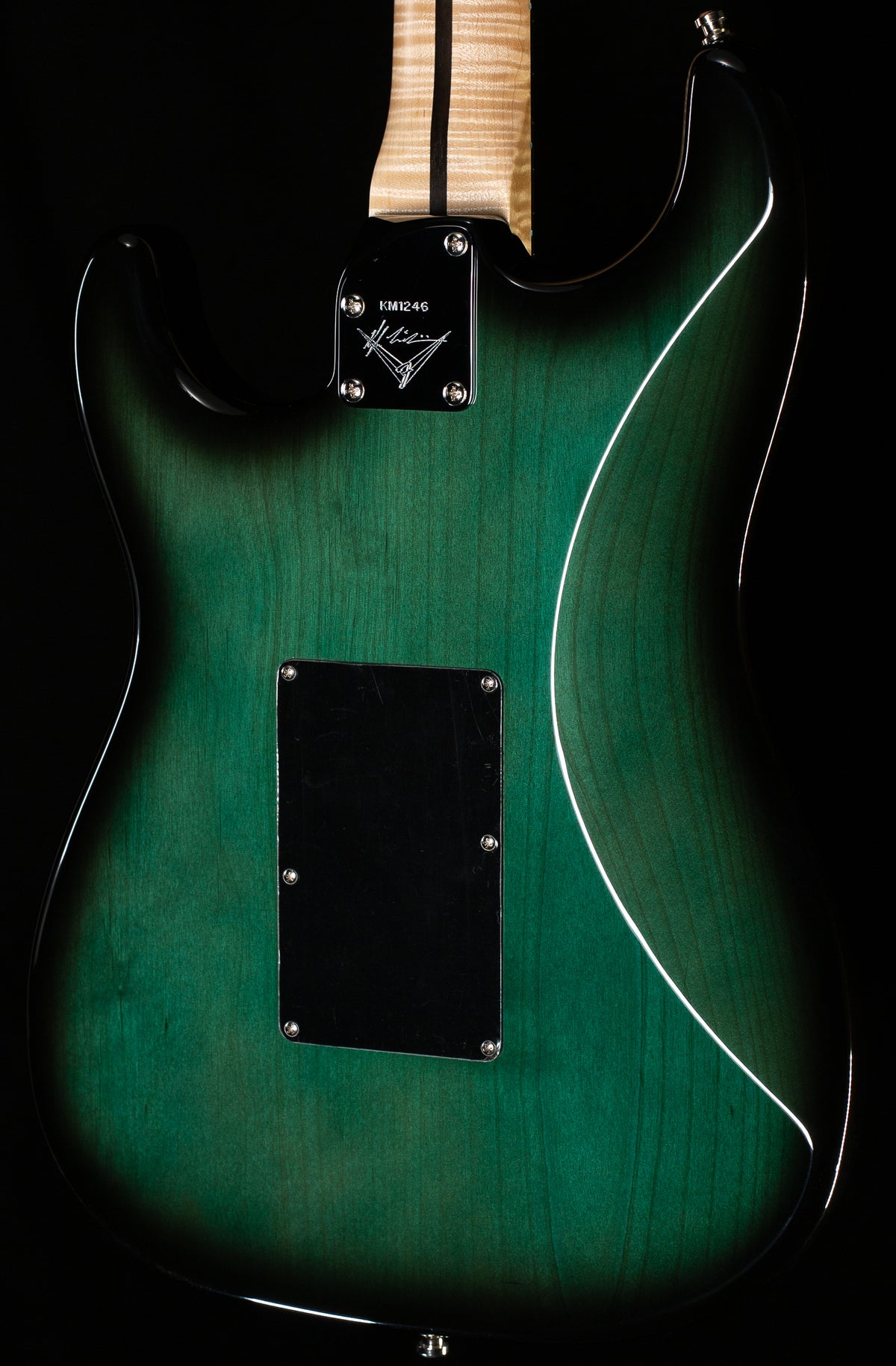 Fender Custom Shop Masterbuilt Kyle McMillin Floyd Strat NOS Emerald Green Satin AAAA Quilt Maple Top (246)