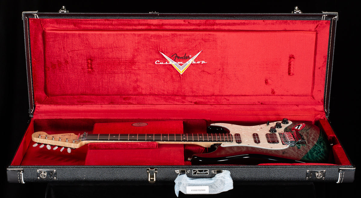 Fender Custom Shop Masterbuilt Kyle McMillin Floyd Strat NOS Emerald Green Satin AAAA Quilt Maple Top (246)