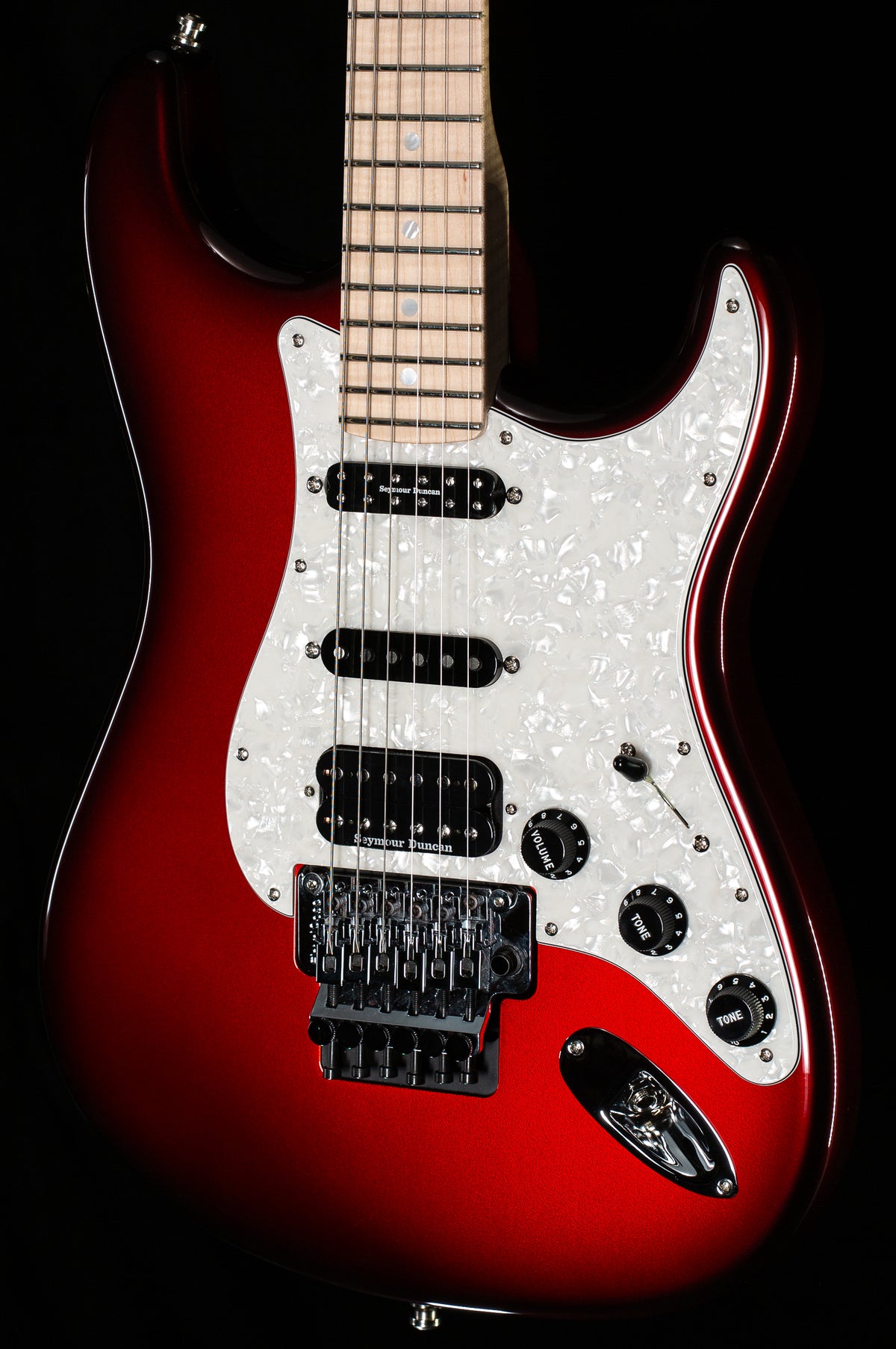 Fender Custom Shop Masterbuilt Kyle McMillin Floyd Stratocaster NOS Candy Apple Red/Black Burst (250)