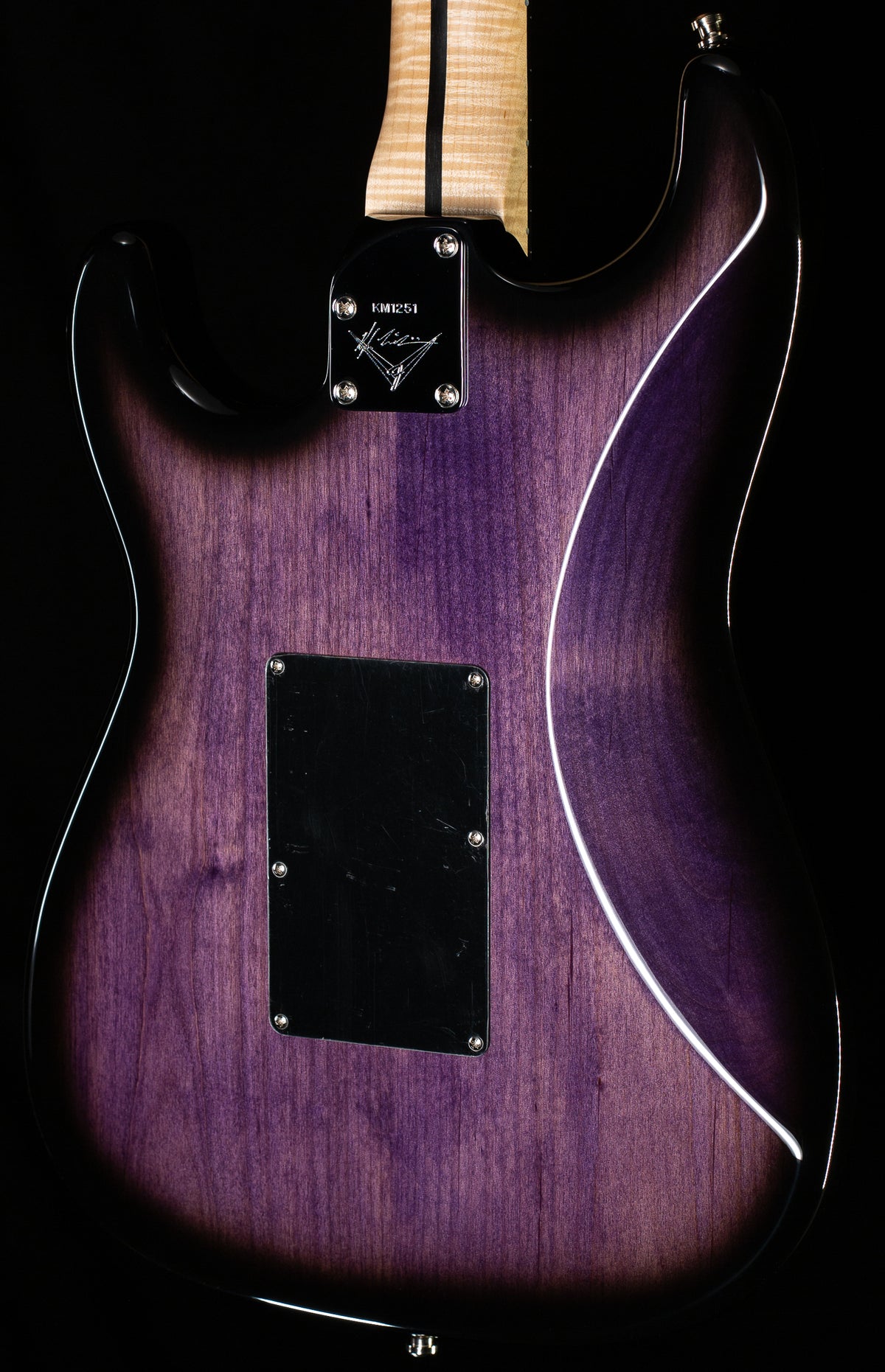 Fender Custom Shop Masterbuilt Kyle McMillin Floyd Stratocaster Purple Stain AAAA Quilt Maple (251)