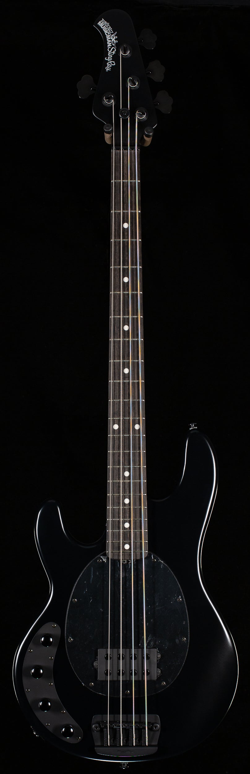 Ernie Ball StingRay Bass Stealth Ebony Lefty New Old Stock (652)