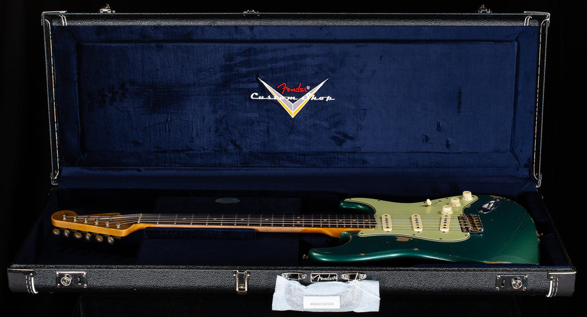 Fender Custom Shop Limited Edition 1964 L-Series Stratocaster Heavy Relic Aged Sherwood Green Metallic (545)