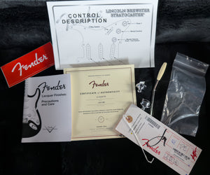 2024 Fender Lincoln Brewster Stratocaster Maple Fingerboard Aztec Gold