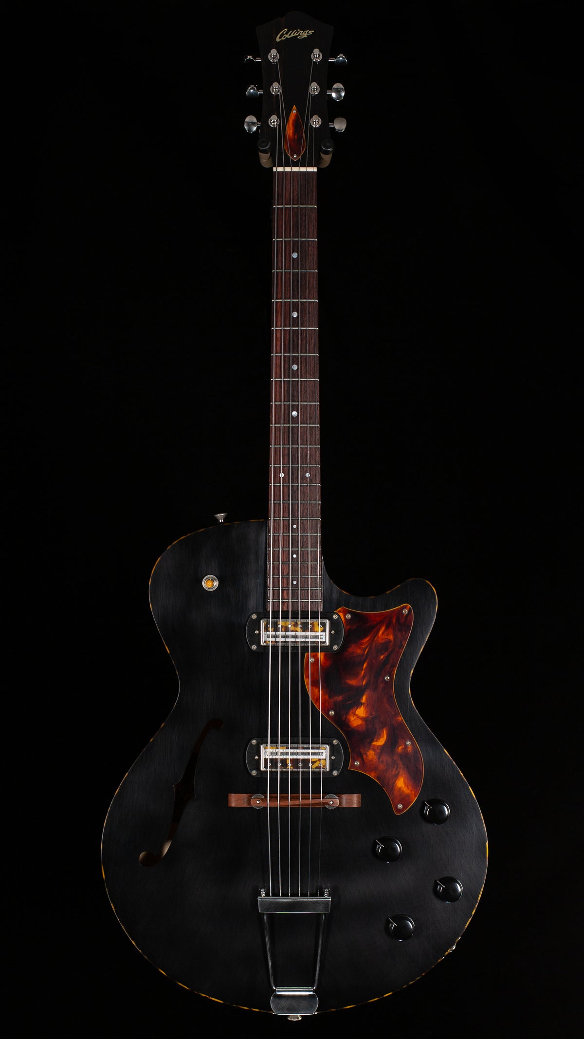 Collings Ladybird Jet Black Aged (083)