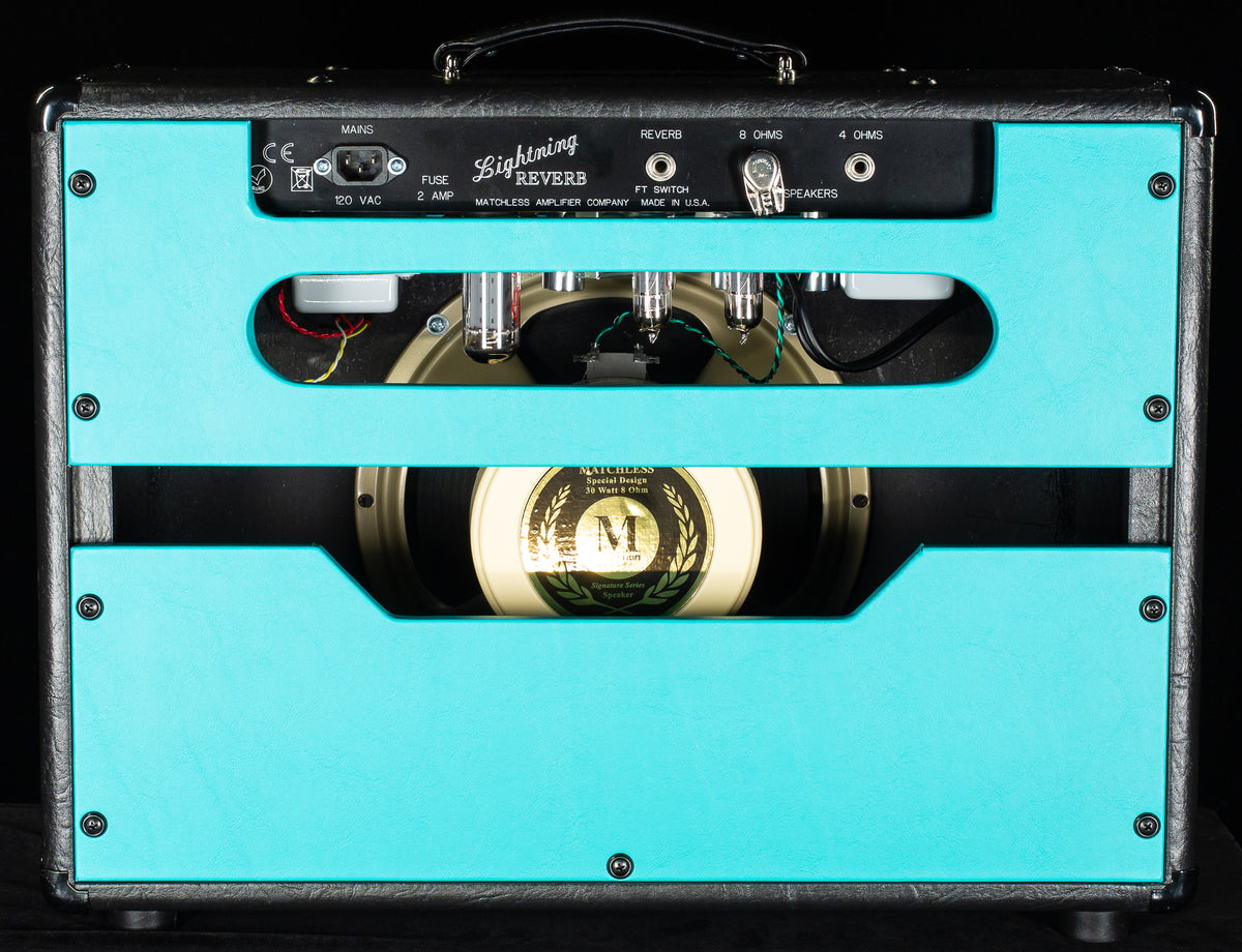 Matchless Lightning Reverb Combo 1x12 BLK/TRQ/SLVR (925)