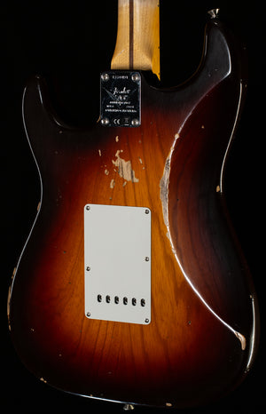 Fender Custom Shop Limited Edition 70th Anniversary Fat '54 Strat Relic/Closet Classic Hardware Chocolate 2-Color Sunburst (191)