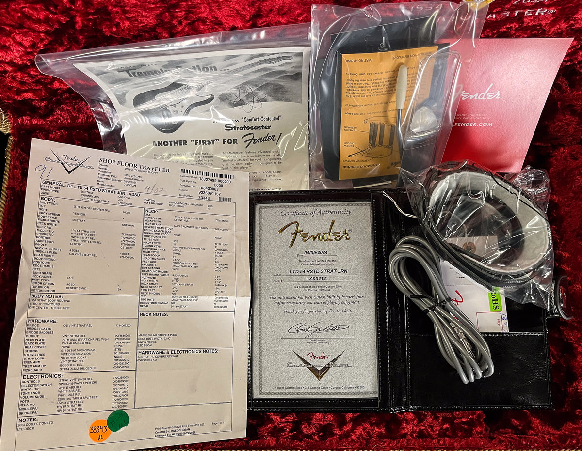 Fender Custom Shop LTD 1954 Roasted Stratocaster Journeyman Relic Desert Sand